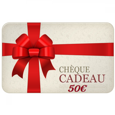 CHÈQUE CADEAU 50€