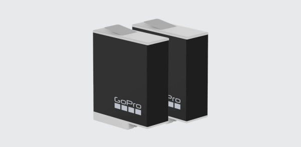 PACK DE 2 BATTERIES  GOPRO RECHARGEABLES