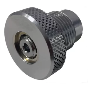Bouchon de protection DIN mâle 300 bar en laiton chromé