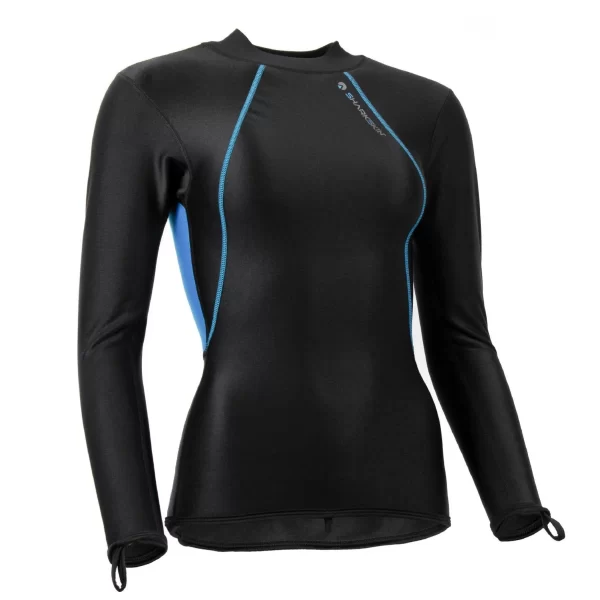 TOP CHILLPROOF MANCHES LONGUES FEMME SHARKSKIN – Image 2